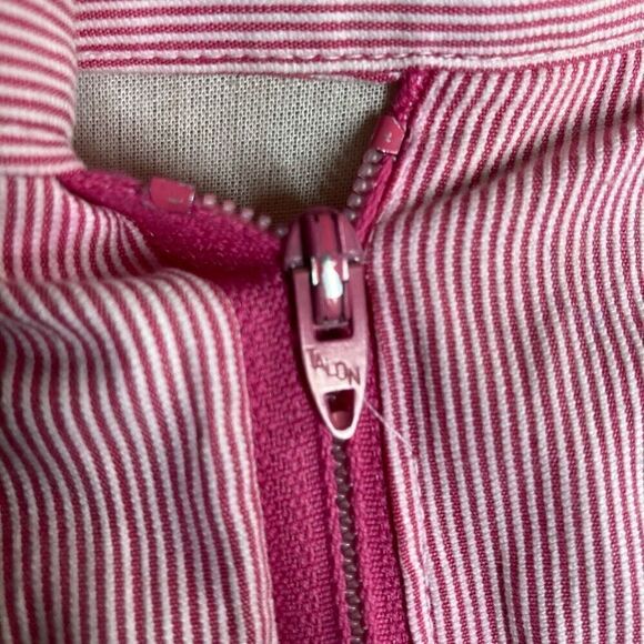 Victoire XS VTG 8 Pink Corduroy Skirt Midi Pleated 80s VTG Pockets Cottagrcore - Picture 8 of 15